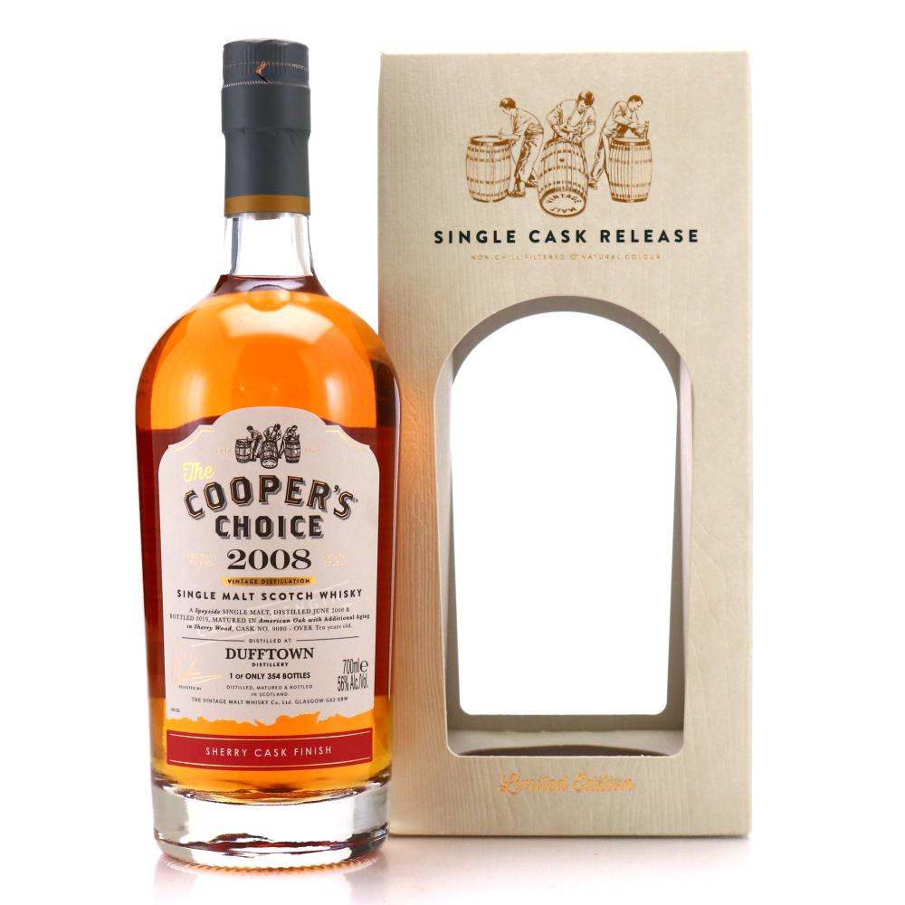 Dufftown 2008 Cooper's Choice 10 Year Old Sherry Finish