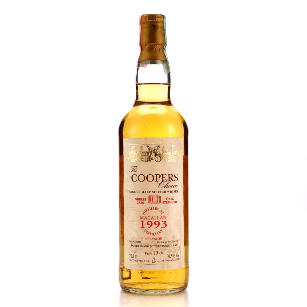 Macallan 1993 Cooper's Choice 10 Year Old