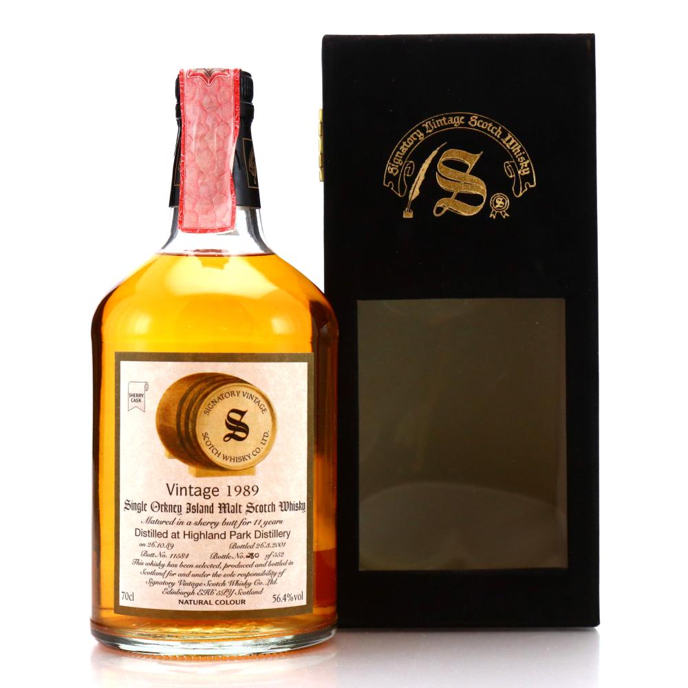 Highland Park 1989 Signatory Vintage 11 Year Old Sherry Cask