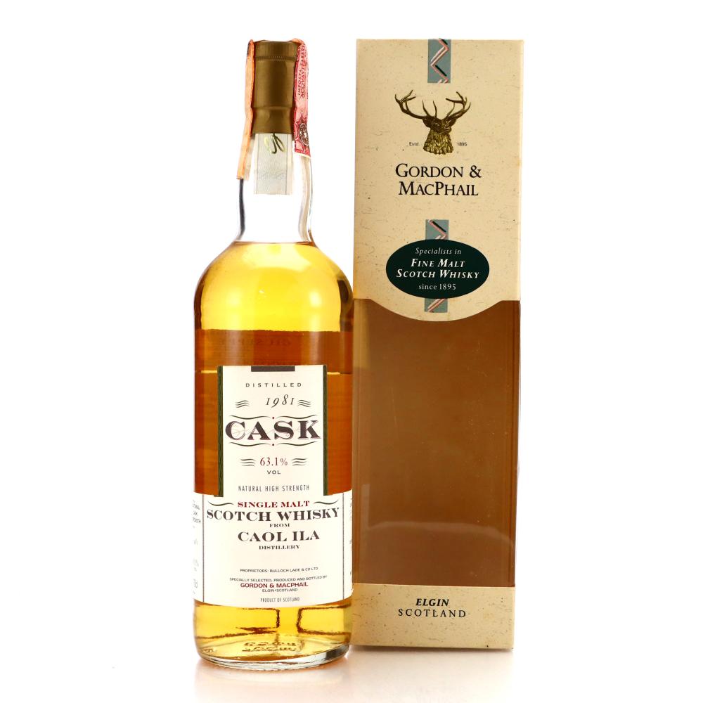 Caol Ila 1981 Gordon and MacPhail Cask Strength / Meregalli Giuseppe Import