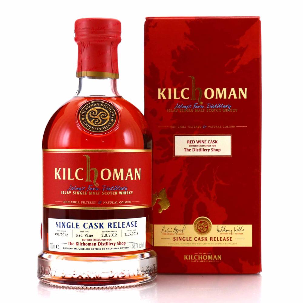Kilchoman 2012 Red Wine Cask #497/ The Kilchoman Distillery Shop