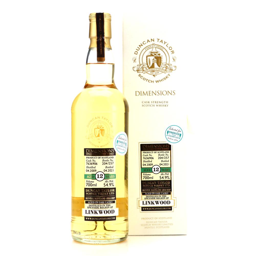 Linkwood 2009 Duncan Taylor 12 Year Old Dimensions