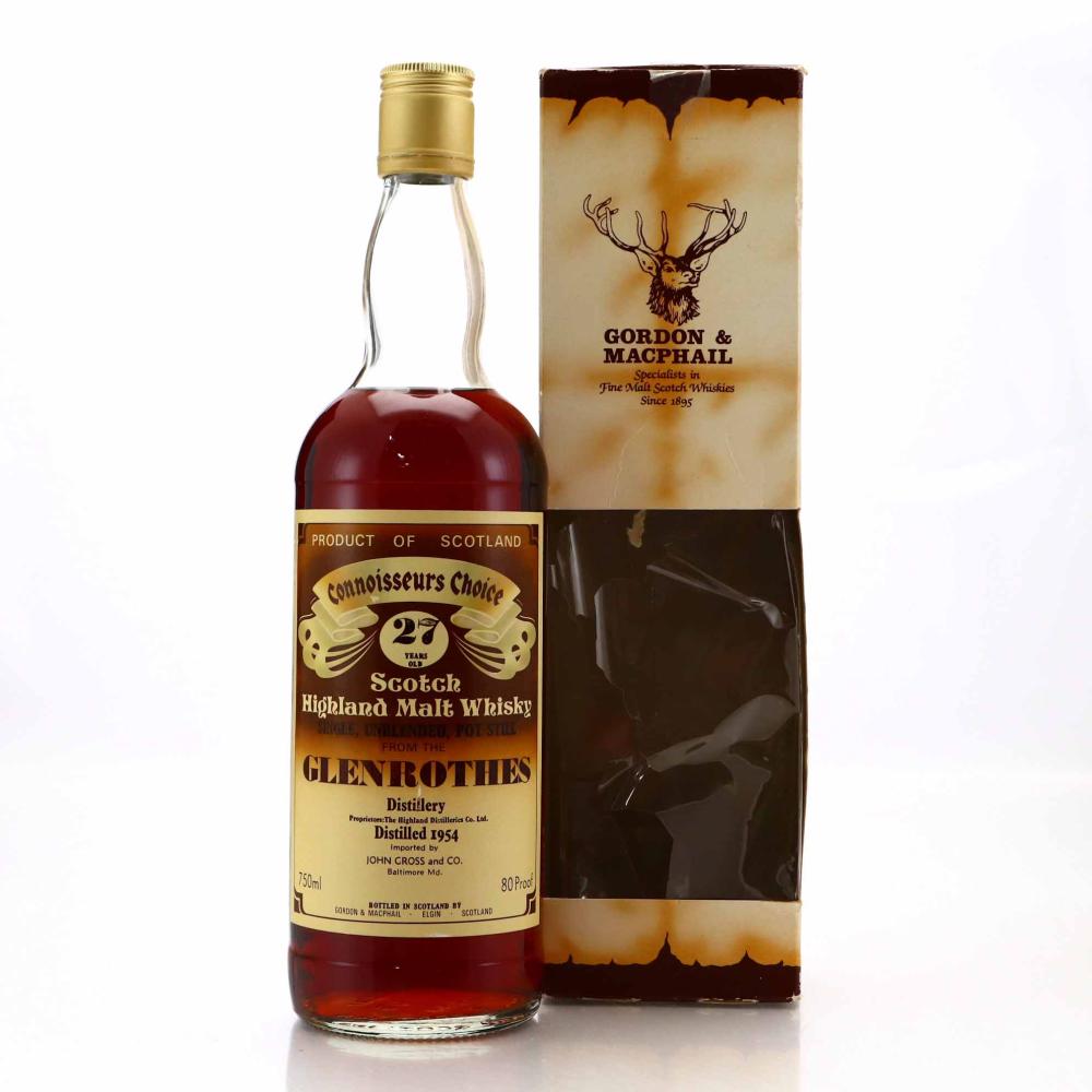 Glenrothes 1954 Gordon and MacPhail 27 Year Old / John Cross & CO. Import