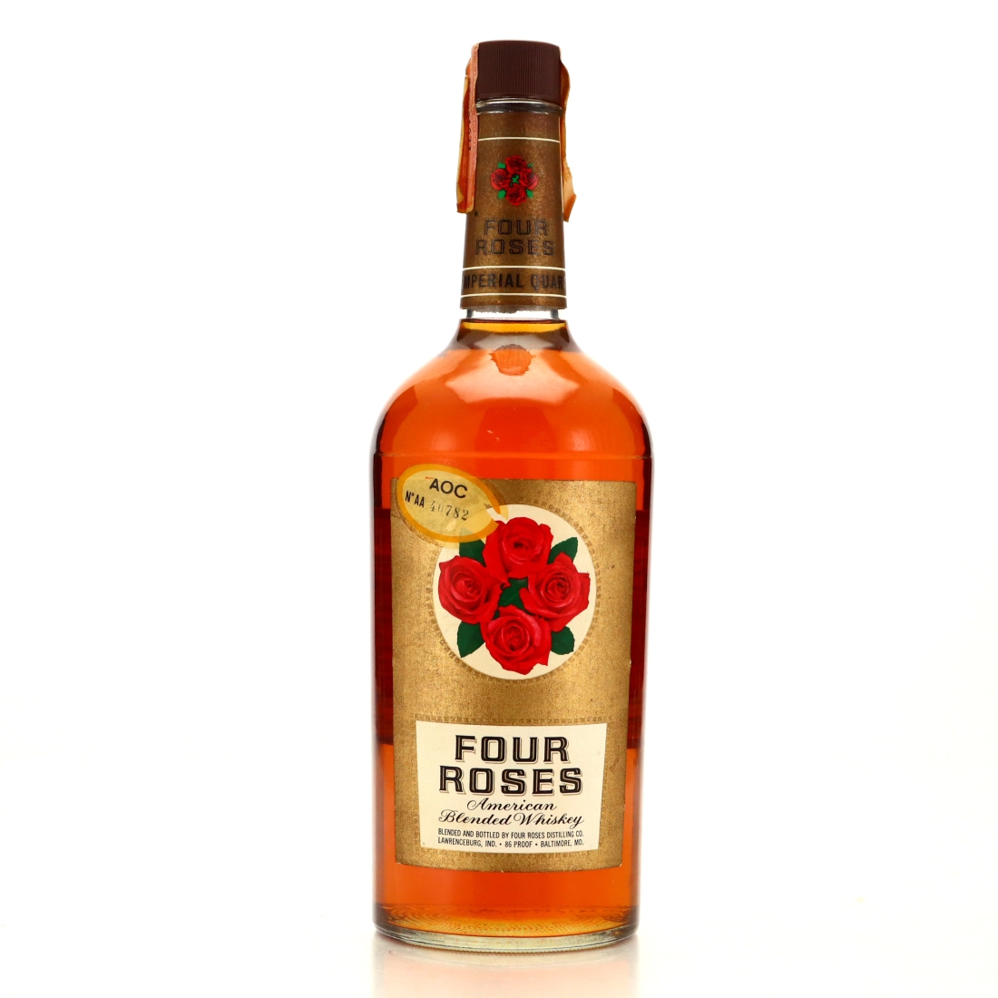 Four Roses Blended Whiskey Imperial Quart 19XX