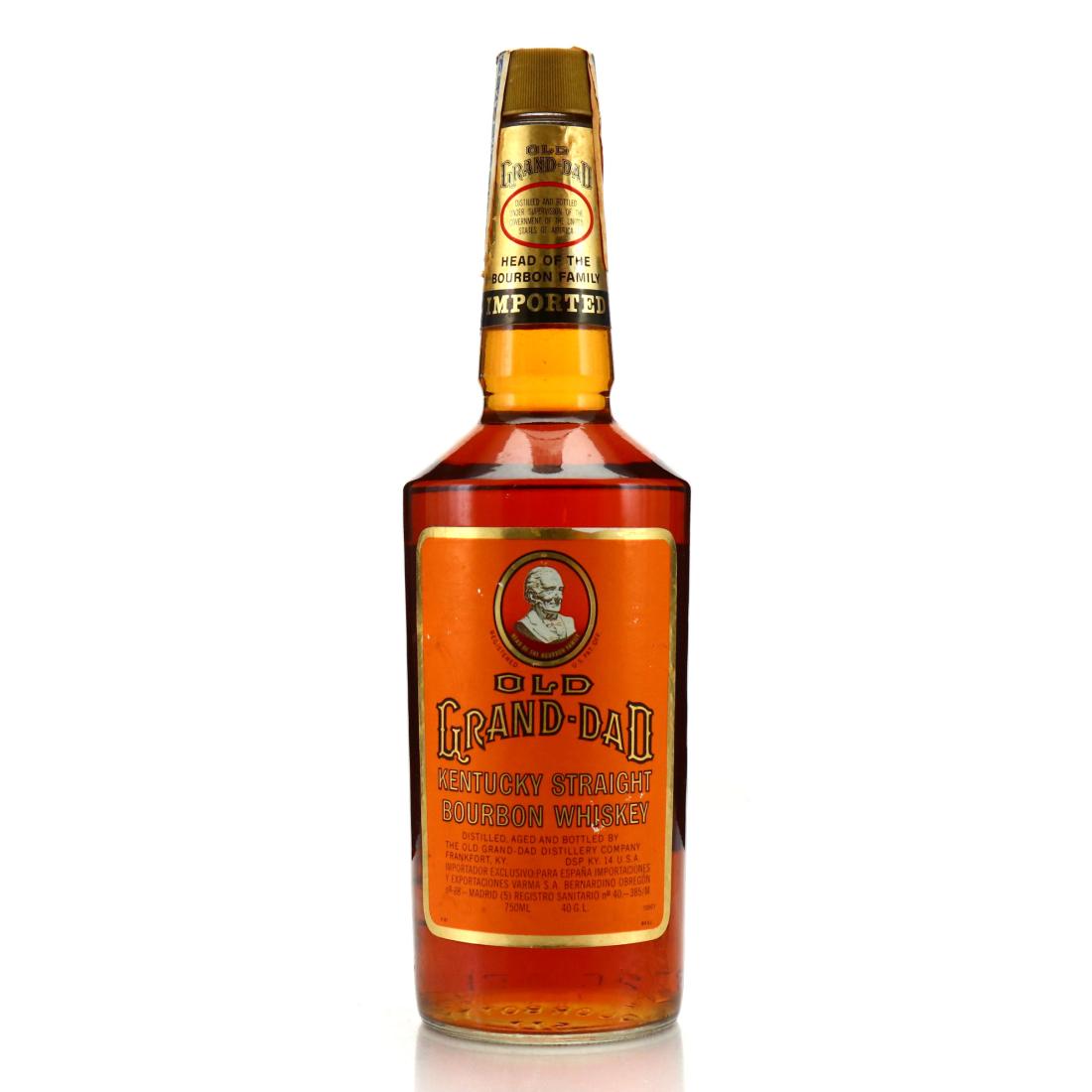 Old Granddad Kentucky Straight Bourbon 1982