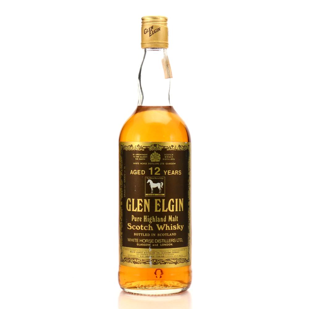 Glen Elgin 12 Year Old White Horse 19xxs / Carpano import