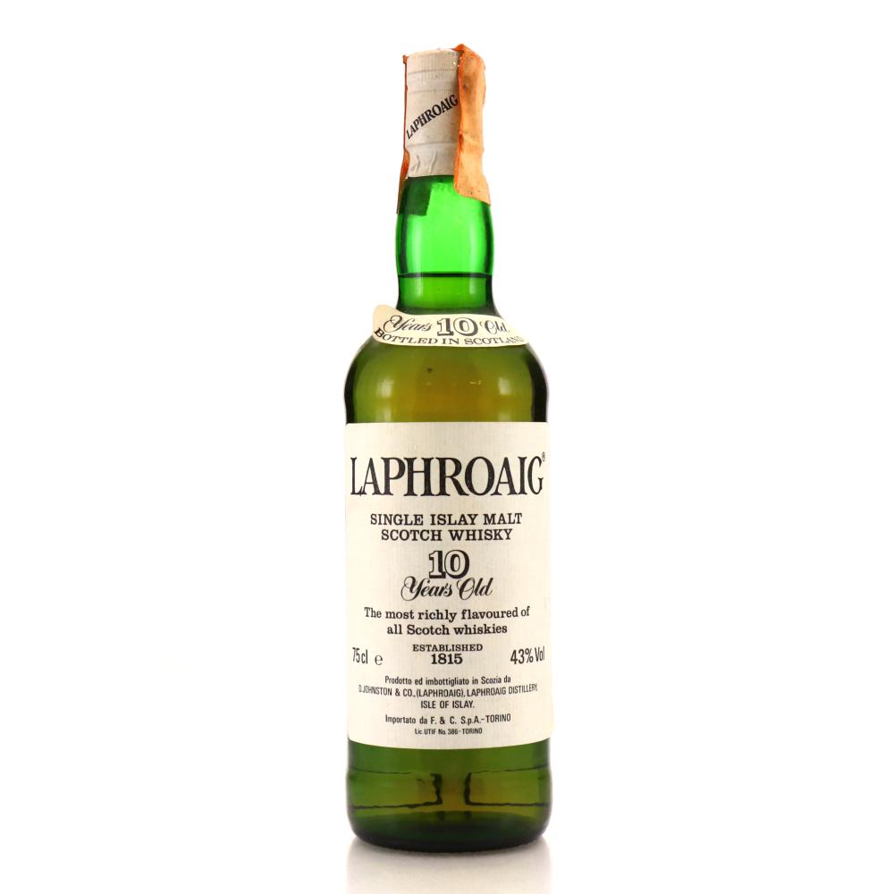 Laphroaig 10 Year Old 1980s / F&G Import