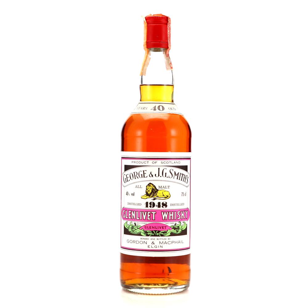 Glenlivet 1948 Gordon and MacPhail 40 Year Old