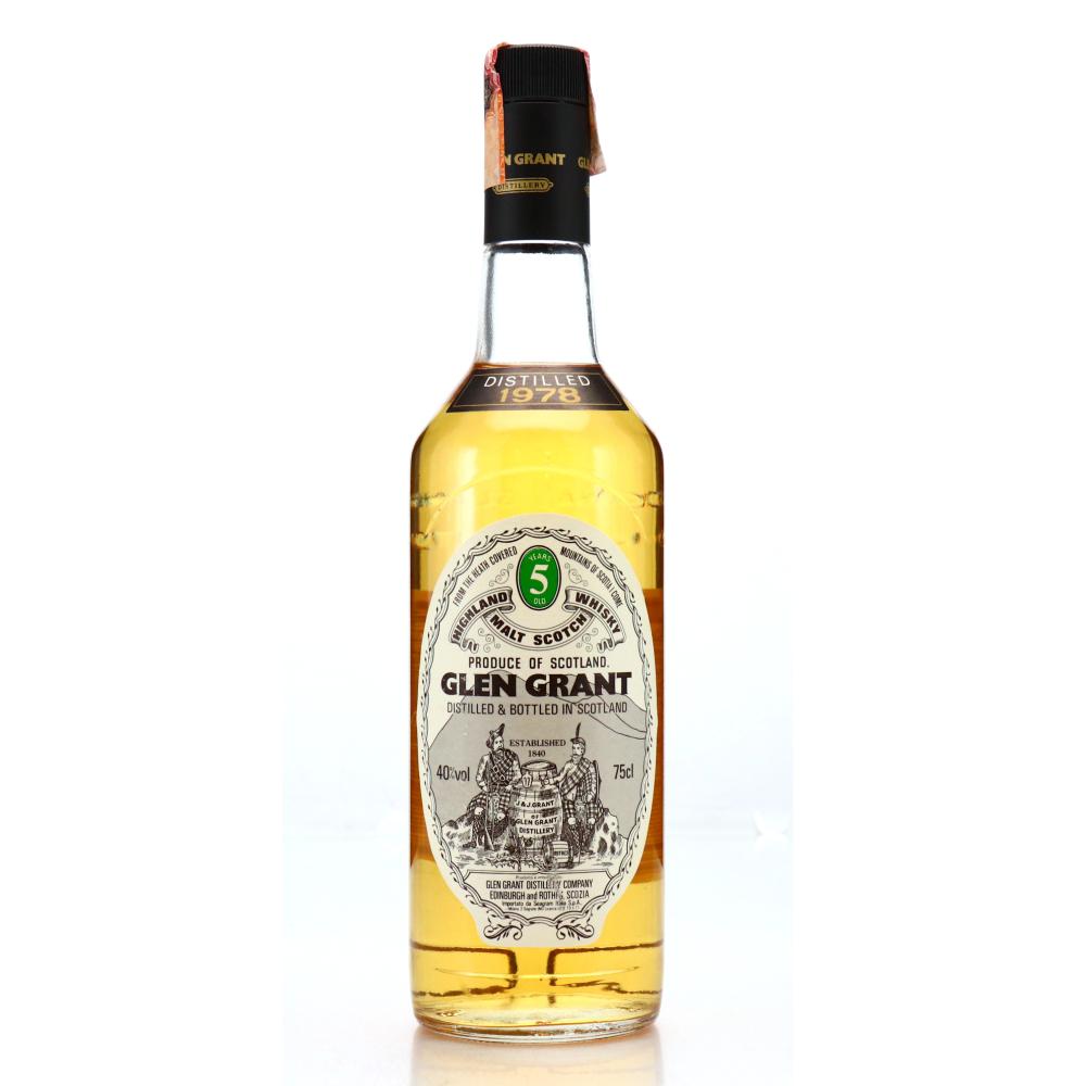 Glen Grant 1978 5 Year Old / Seagram Italy Import