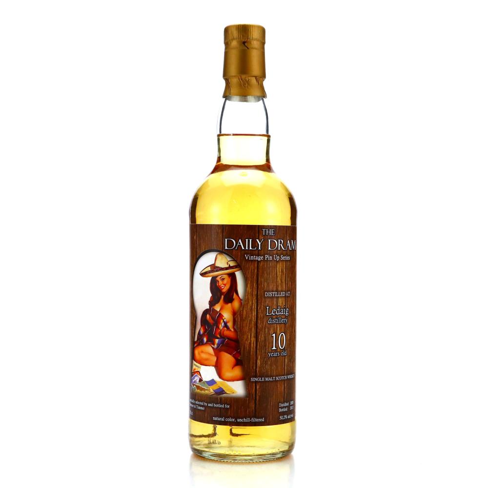 Ledaig 2005 The Daily Dram 10 Year Old / Vintage Pin Up Series