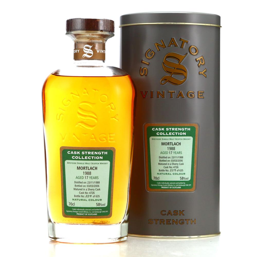 Mortlach 1988 Signatory Vintage 17 Year Old Cask Strength