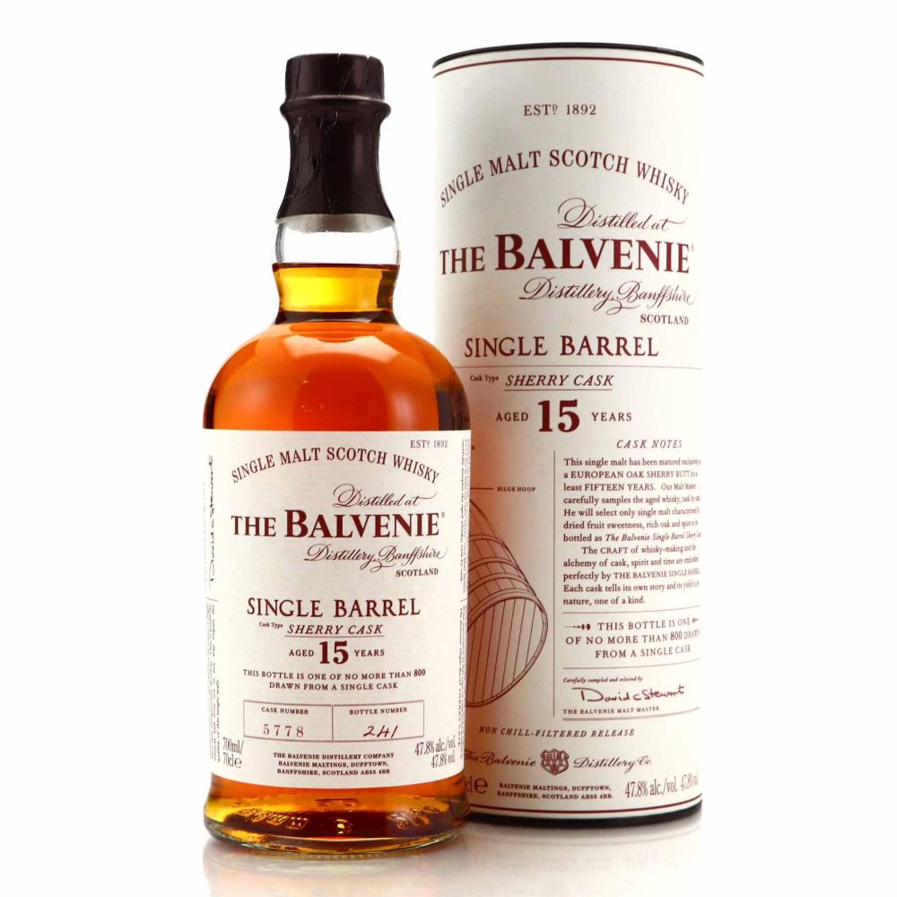 Balvenie 15 Year Old Sherry Cask Single Barrel #5778