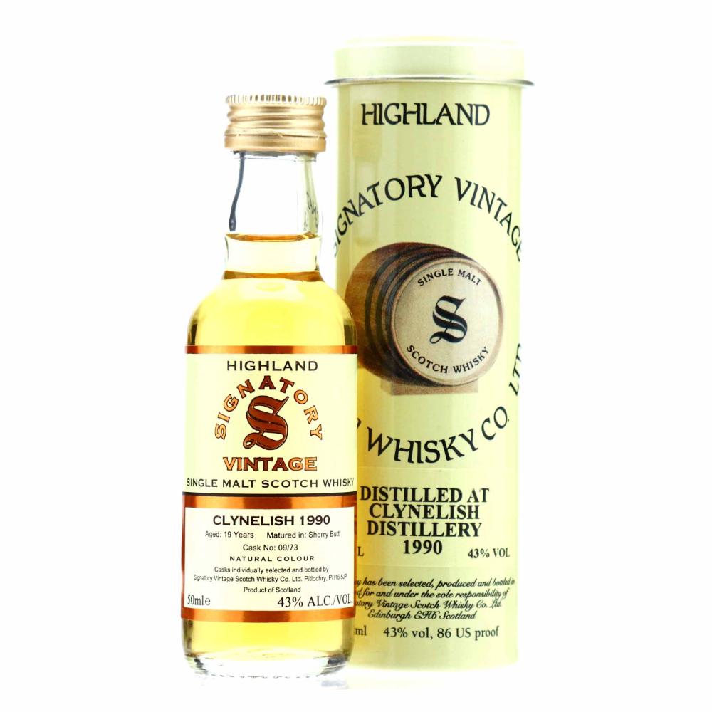 Clynelish 1990 Signatory Vintage 19 Year Old 5cl