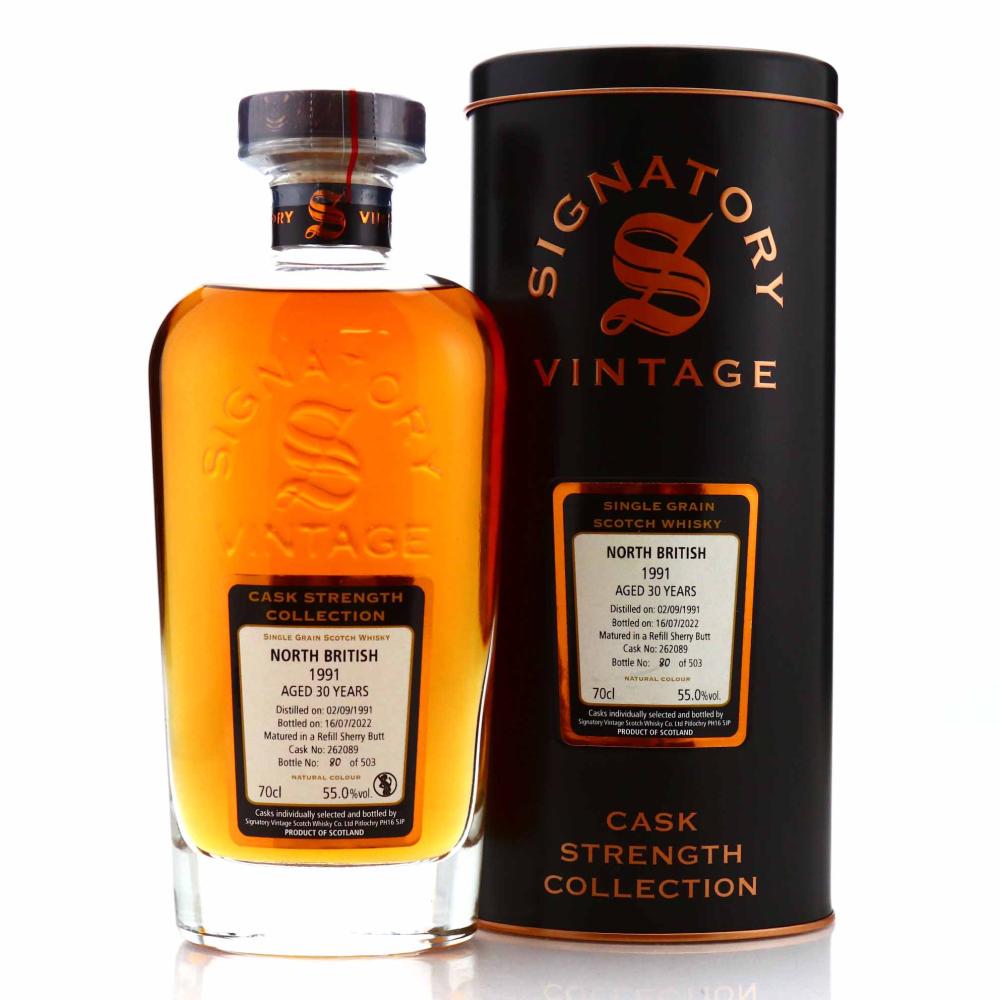 North British 1991 Signatory Vintage 30 Year Old Cask Strength #262089