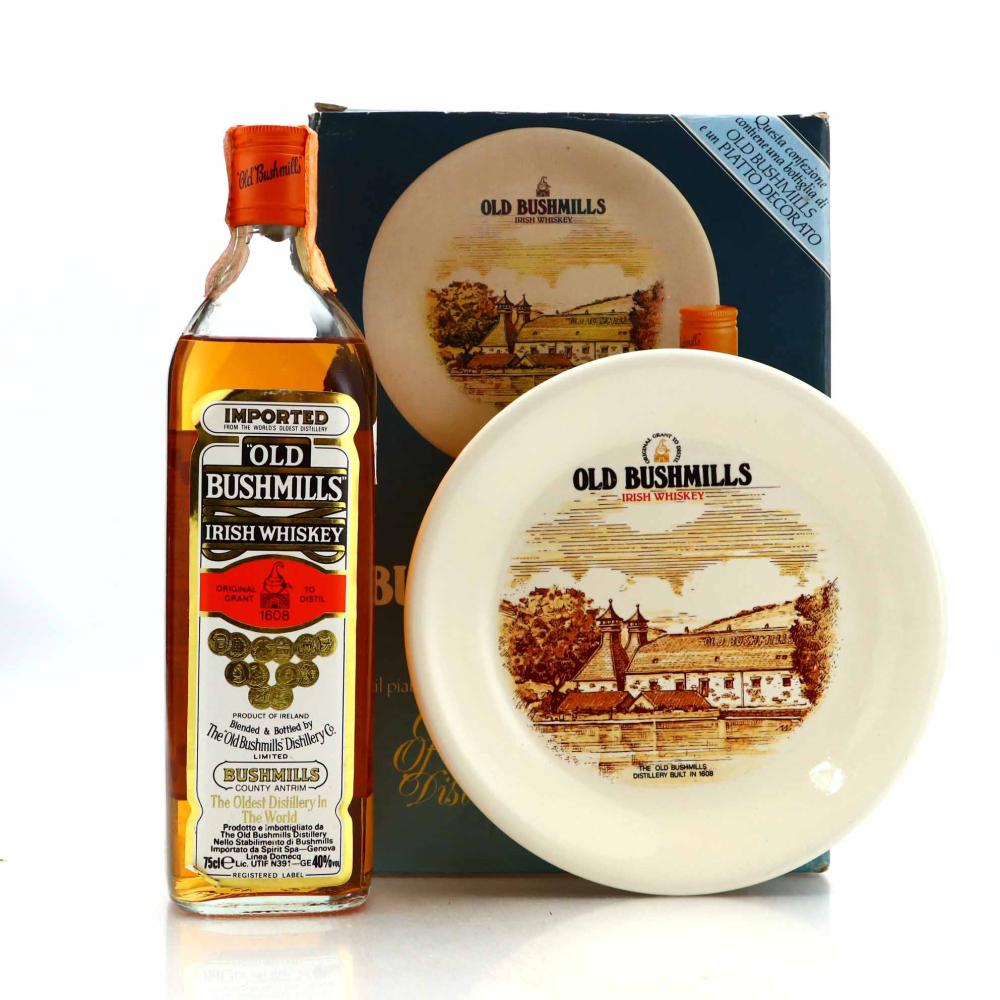 Old Bushmills Plate Gift Set / Spirit Spa Import
