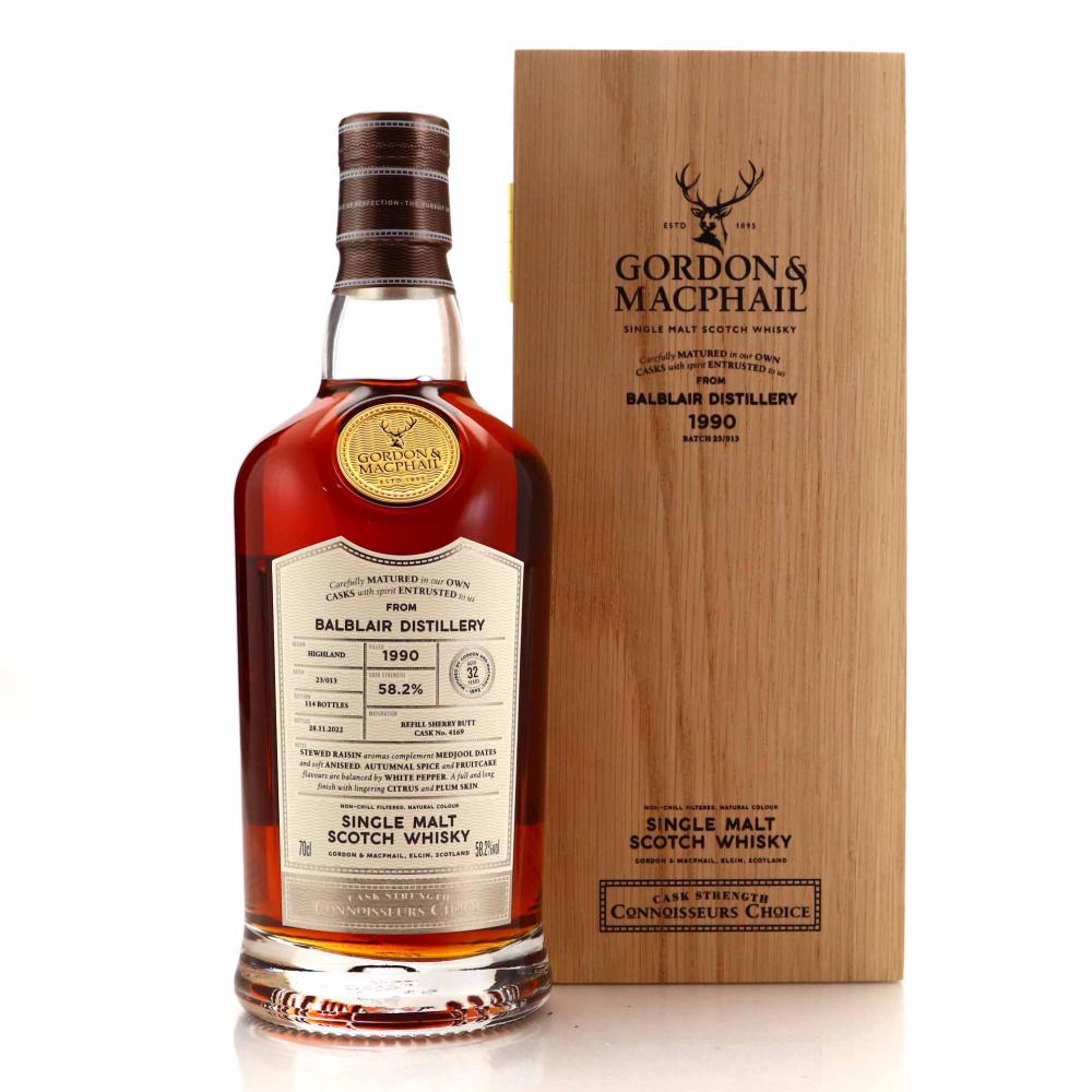 Balblair 1990 Gordon and MacPhail 32 Year Old Batch #23/013