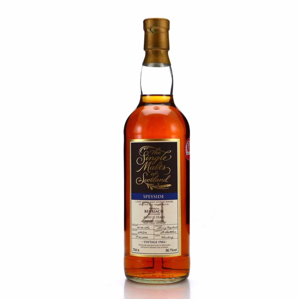 Benriach 1984 Single Malts of Scotland 21 Year Old