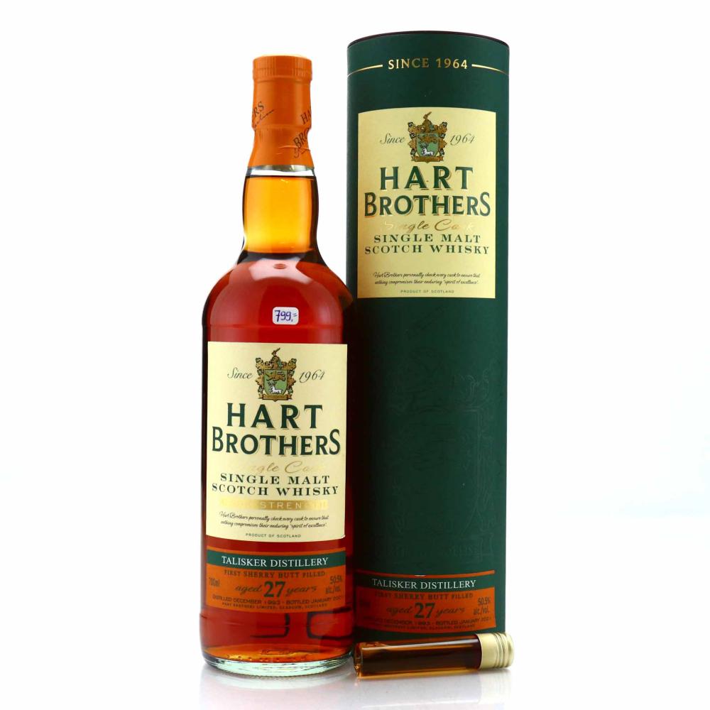 Talisker 1993 Hart Brothers 27 Year Old Cask Strength / includes Sample