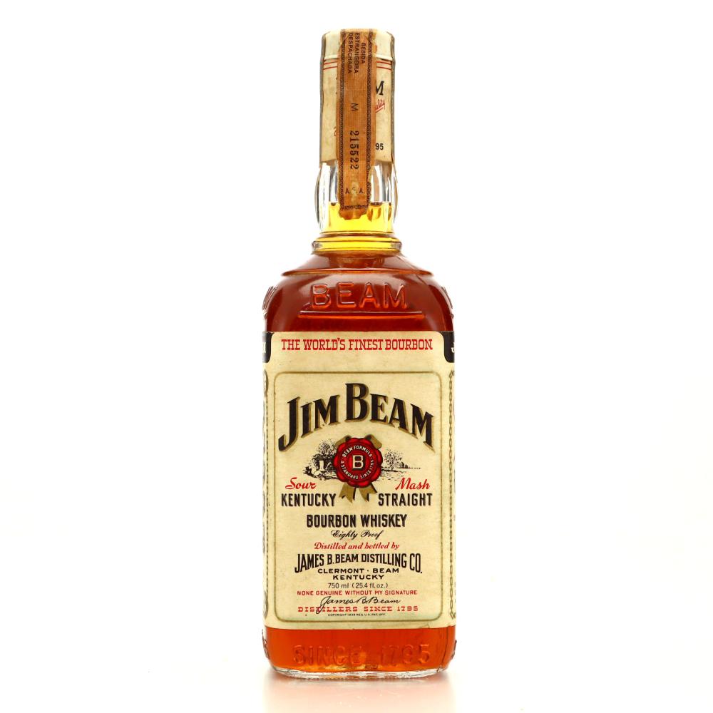 Jim Beam Bottled in Bond 80 Proof 1970s