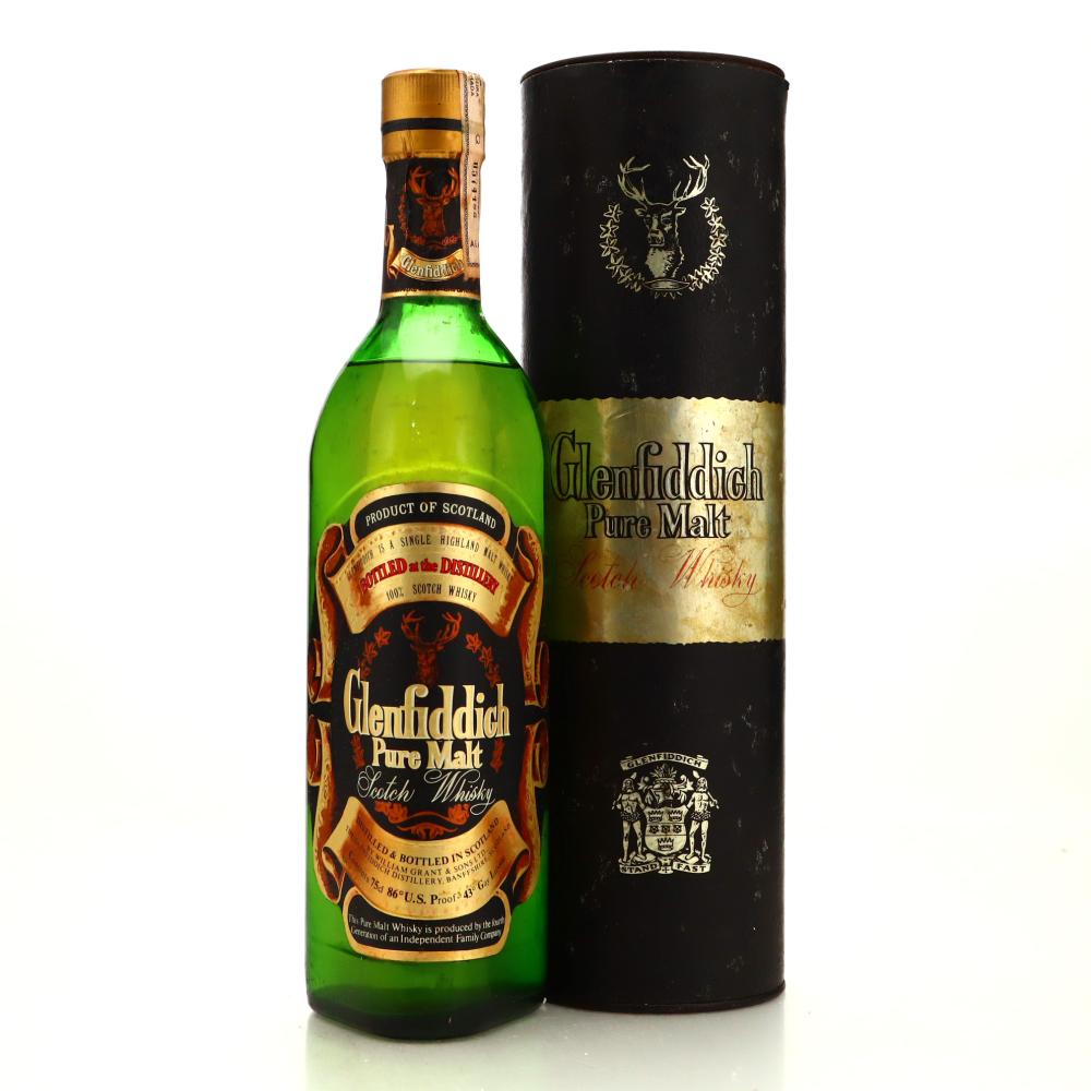 Glenfiddich Pure Malt 1970s / Portugal Import