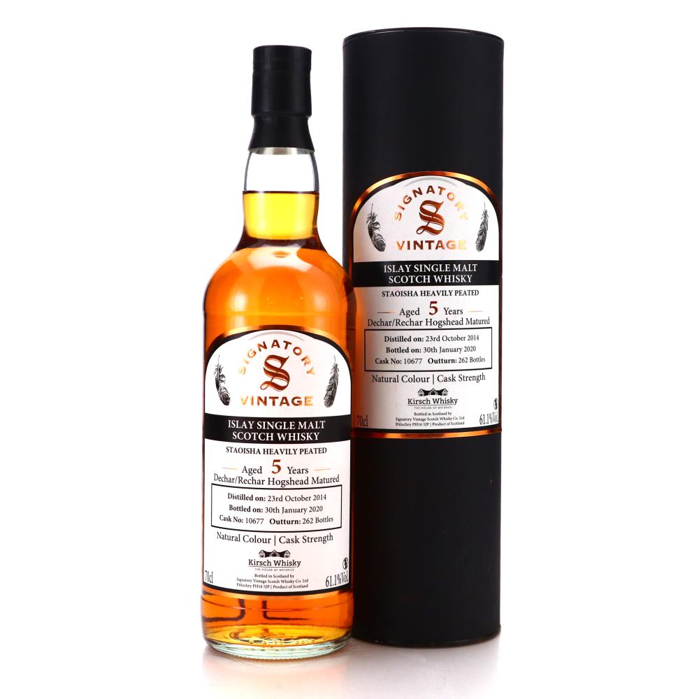 Islay Single Malt 2014 Signatory Vintage 5 Year Old Cask Strength / Kirsch Import