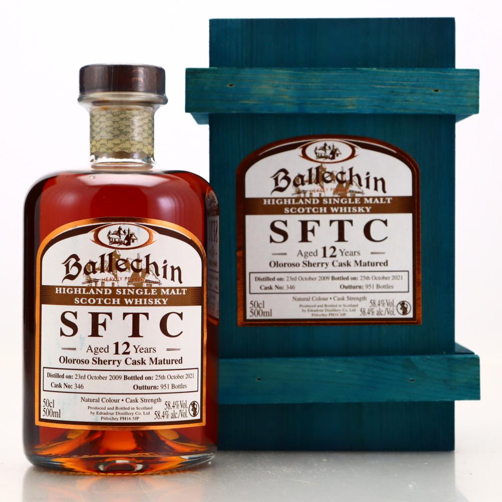 Ballechin 2009 Straight from the Cask 12 Year Old #346 50cl