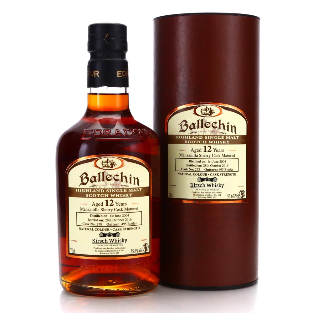 Ballechin 2004 Single Manzanilla Cask 12 Year Old #278 / Kirsch Whisky
