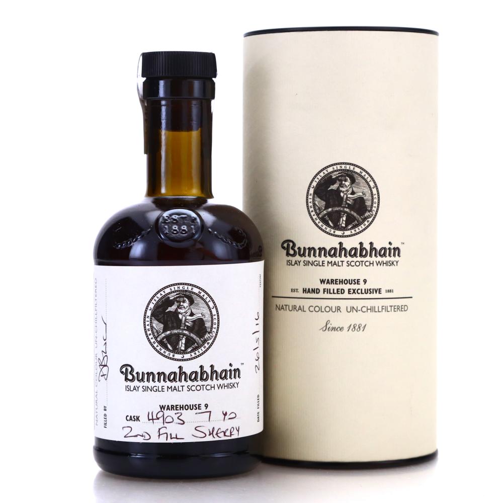Bunnahabhain Moine 7 Year Old Hand Filled 2016 20cl / 2nd Fill Sherry