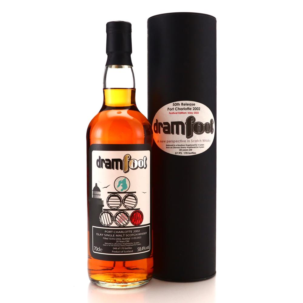 Port Charlotte 2002 Dramfool 20 Year Old Sherry Finish / Feis Ile 2022