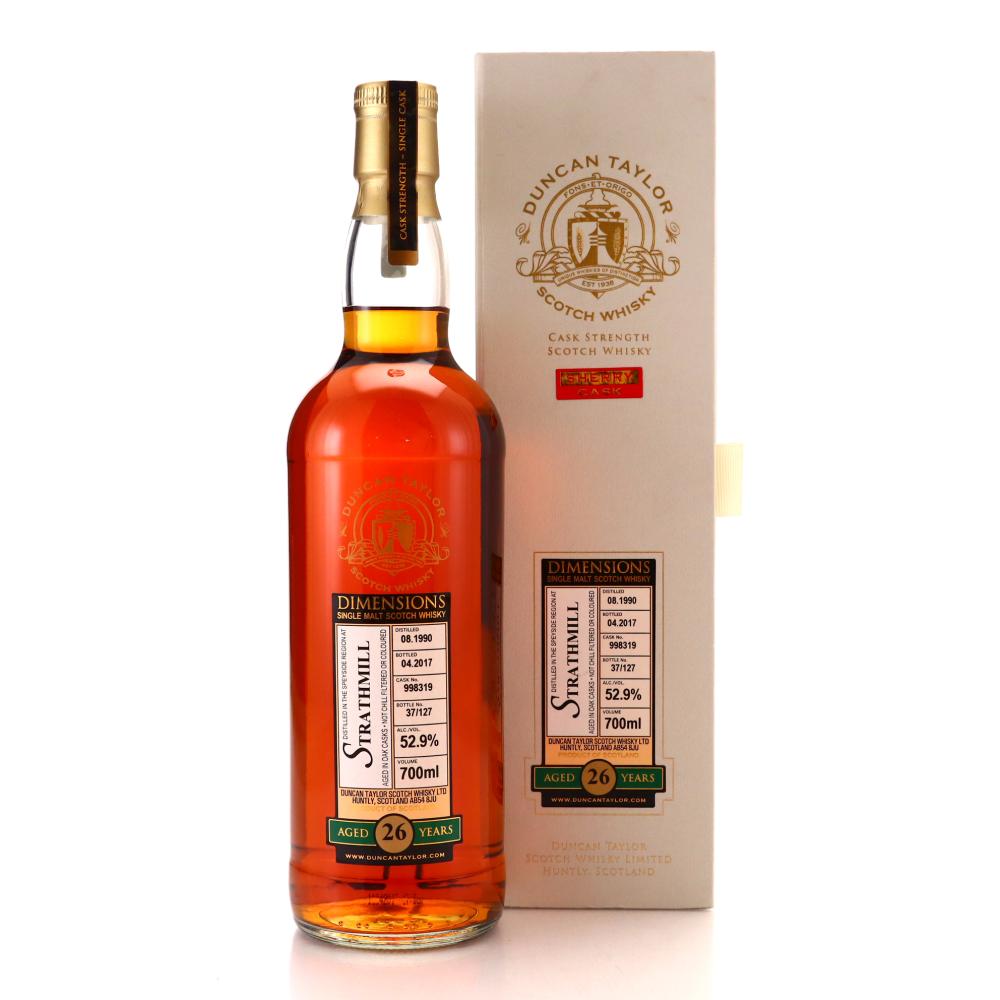 Strathmill 1990 Duncan Taylor 26 Year Old Dimensions