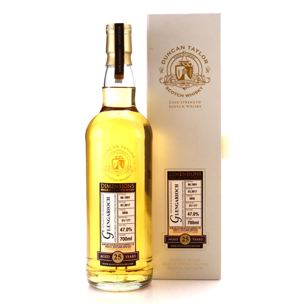 Glengarioch 1991 Duncan Taylor 25 Year Old Dimensions