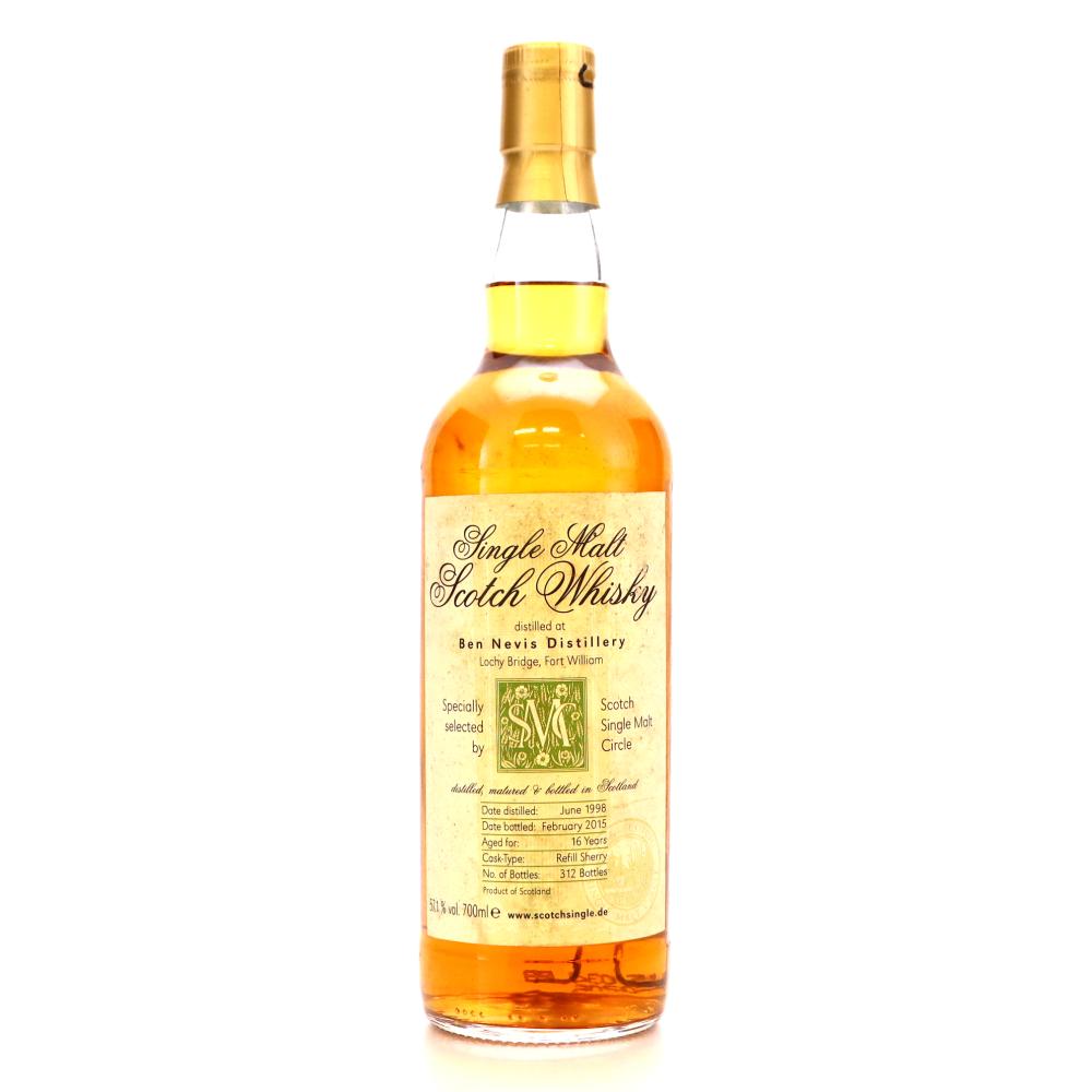 Ben Nevis 1998 Scotch Single Malt Circle