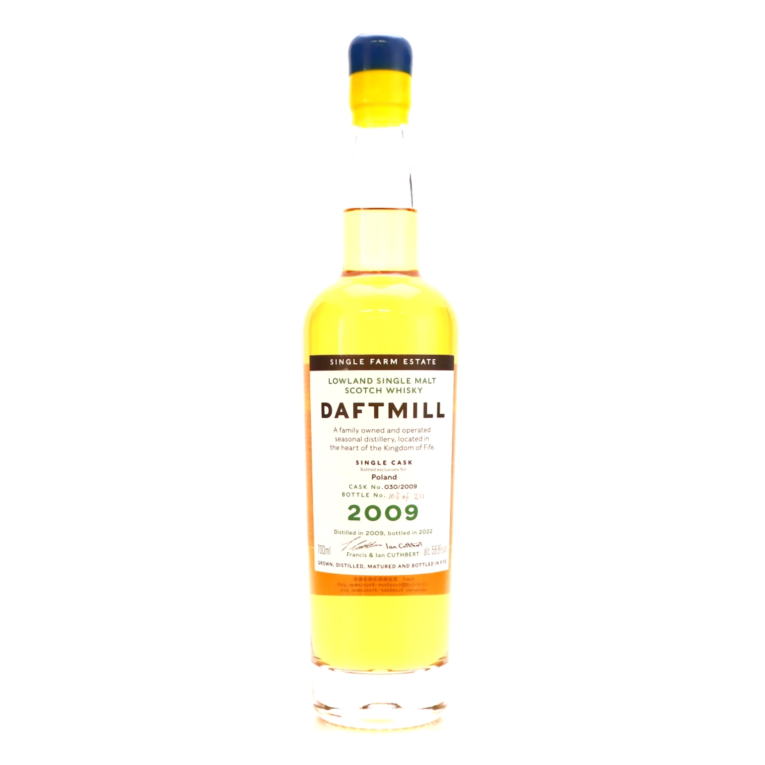 Daftmill 2009 Single Bourbon Cask #30 / Poland - Solidarni z Ukrainą