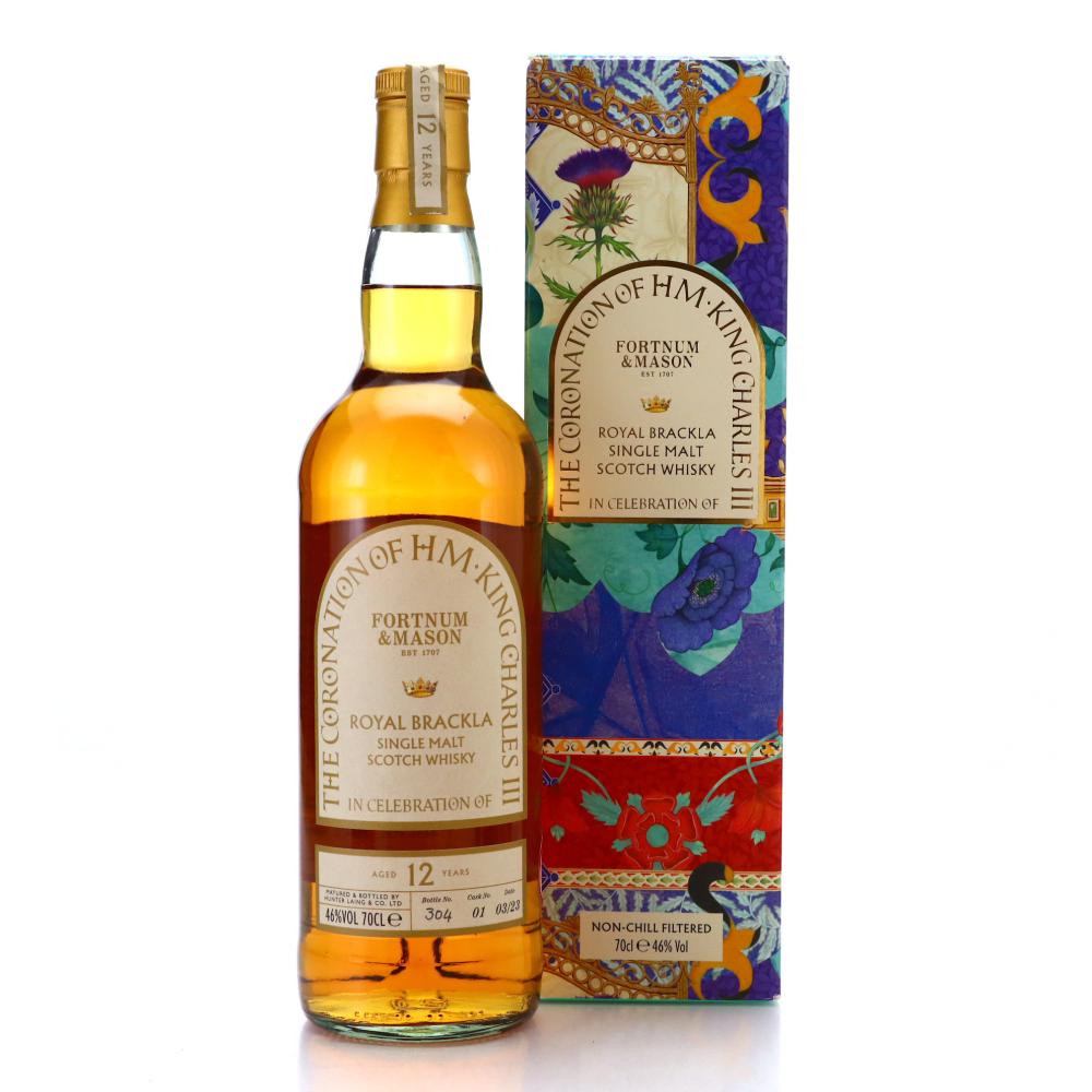 Royal Brackla 12 Year Old Fortnum and Mason /  Coronation of King Charles III