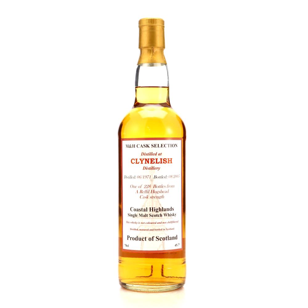 Clynelish 1971 M&H Cask Selection 34 Year Old
