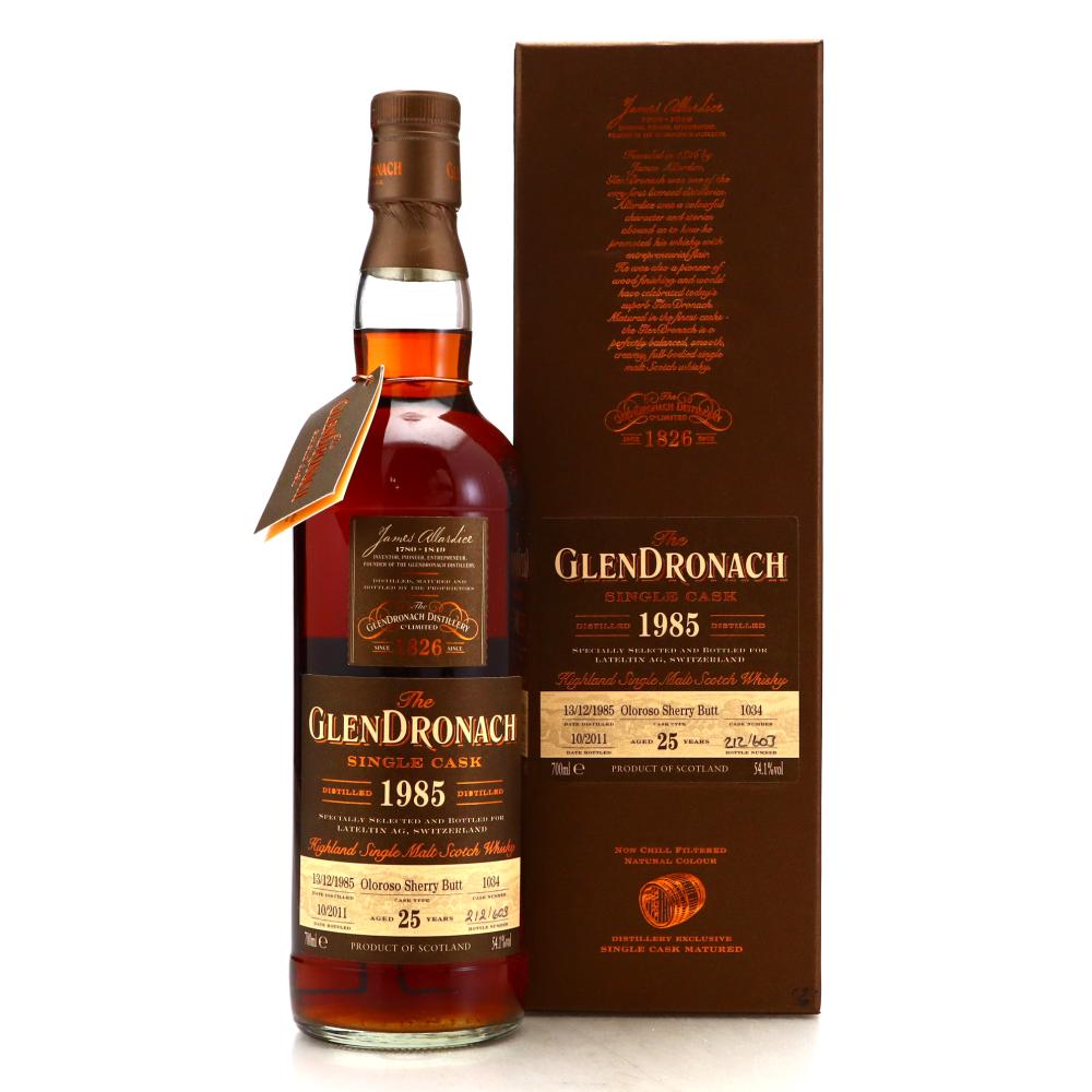 Glendronach 1985 Single Oloroso Cask 25 Year Old #1034 / Lateltin