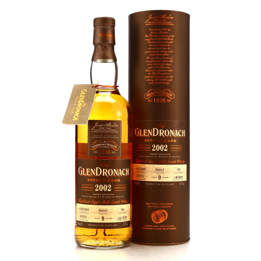 Glendronach 2002 Single Sherry Cask 9 Year Old #698