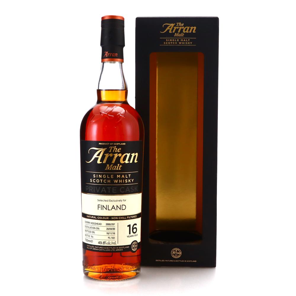 Arran 2000 Single Sherry Cask 16 Year Old #297 / Finland