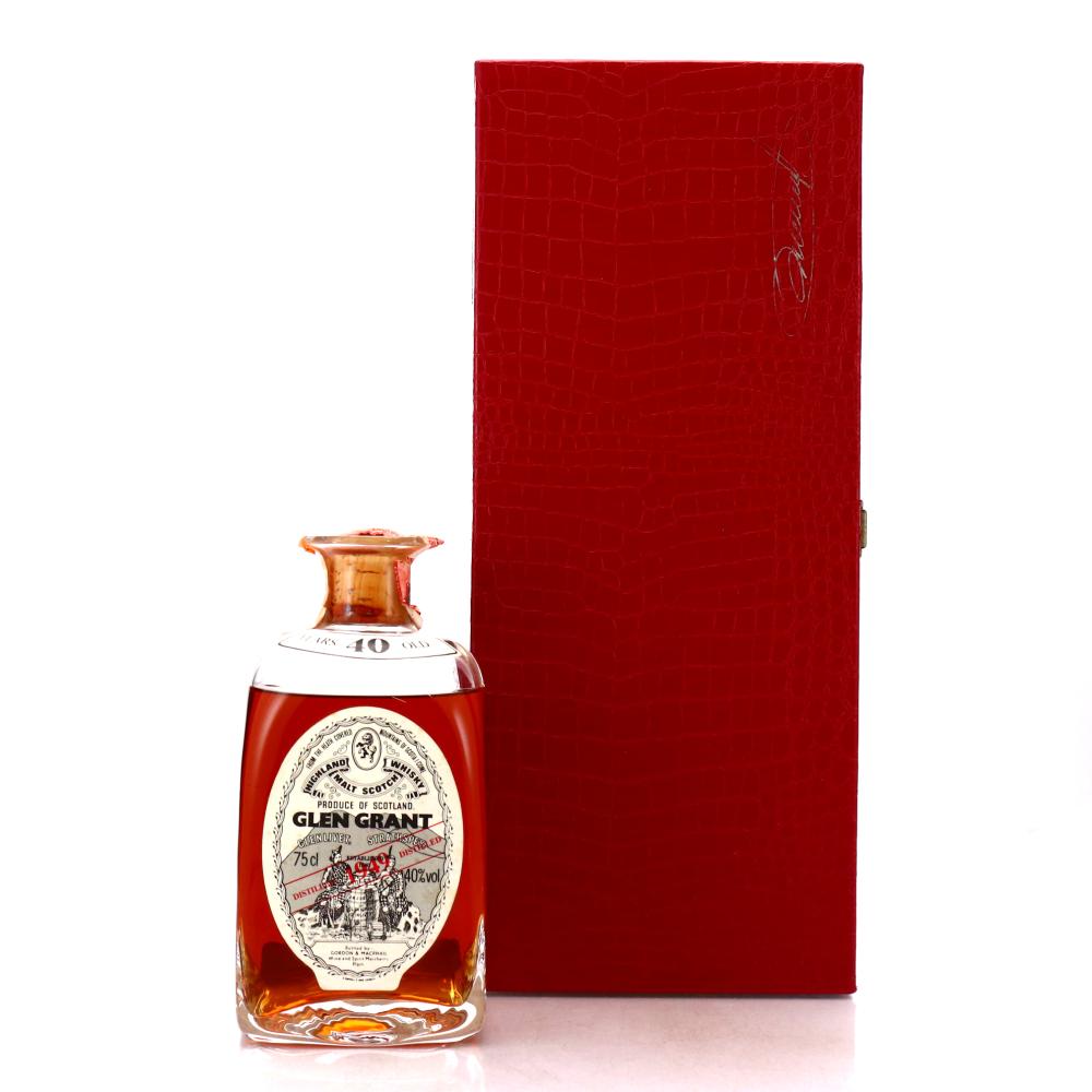 Glen Grant 1949 Gordon and MacPhail 40 Year Old Decanter / Sestante Import