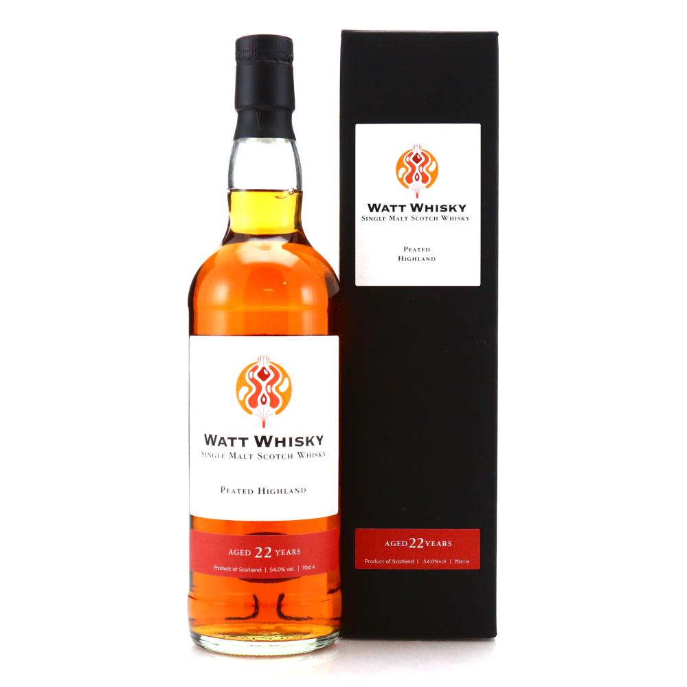 Peated Highland Single Malt 2000 Watt Whisky 22 Year Old