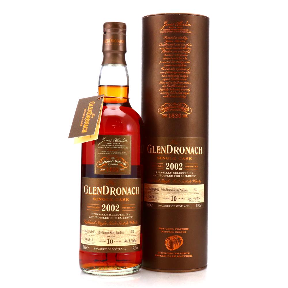 Glendronach 2002 Single PX Cask 10 Year Old #1601 / Colruyt