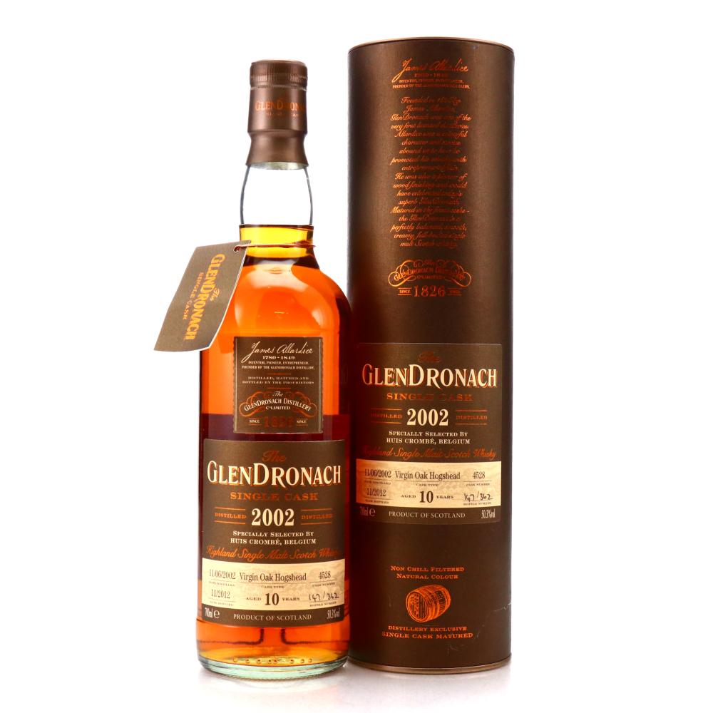 Glendronach 2002 Single Sherry Cask 10 Year Old #4528 / Huis Crombe Belgium