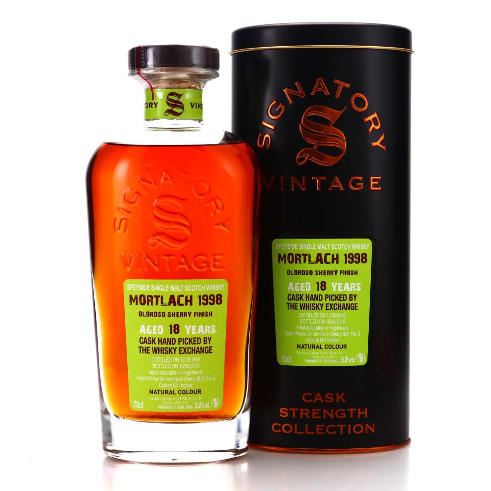 Mortlach 1998 Signatory Vintage 18 Year Old Cask Strength / TWE