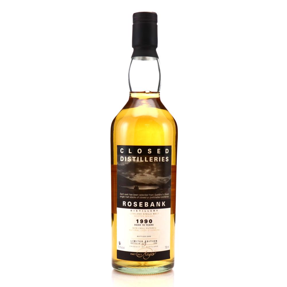 Rosebank 1990 Part des Anges 19 Year Old Closed Distilleries