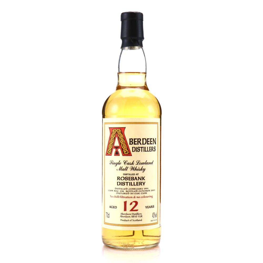 Rosebank 1991 Blackadder 12 Year Old / Aberdeen Distillers