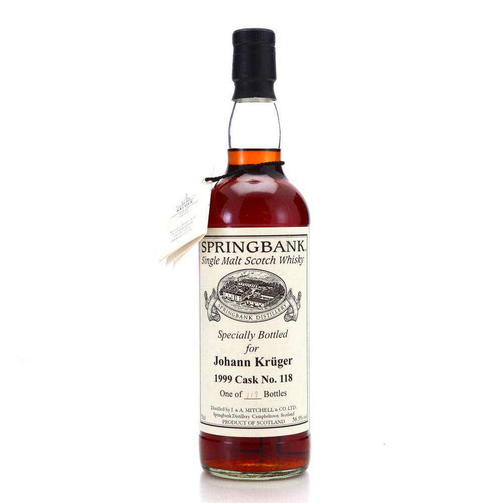 Springbank 1999 Private Cask #118 / Johann Kruger