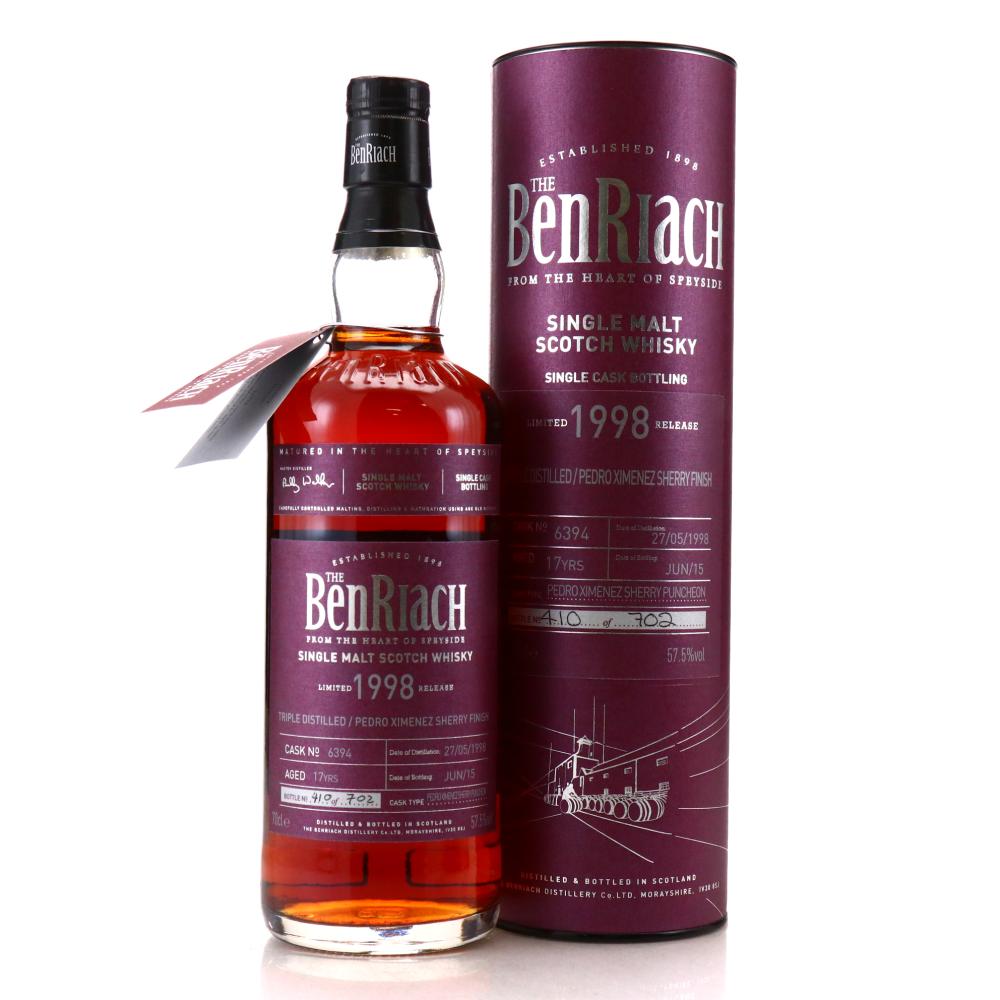 Benriach 1998 Triple Distilled Single PX Cask Finish 17 Year Old #6394