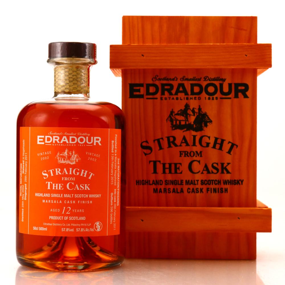 Edradour 2002 Straight from the Cask 12 Year Old Marsala Finish 50cl