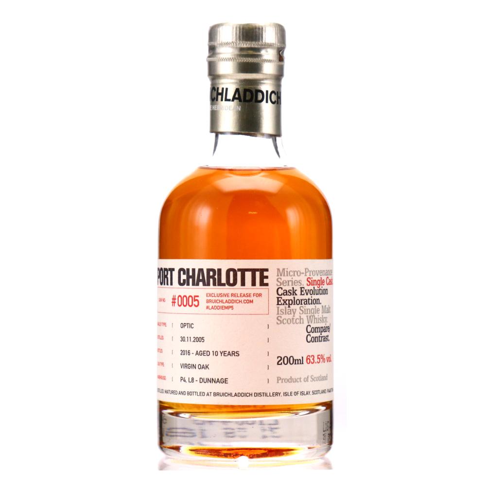 Port Charlotte 2005 Micro Provenance Single Cask 10 Year Old #0005 20cl