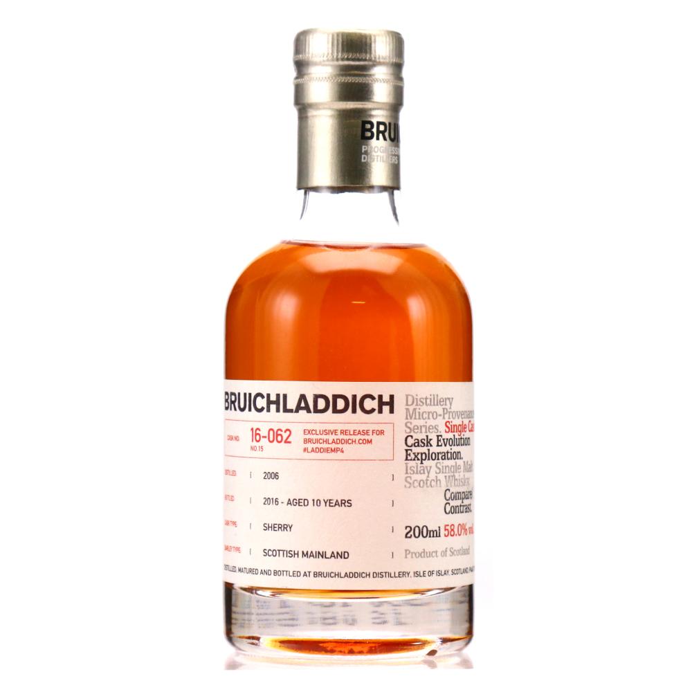 Bruichladdich 2006 Micro Provenance Single Cask 10 Year Old #16-062 20cl